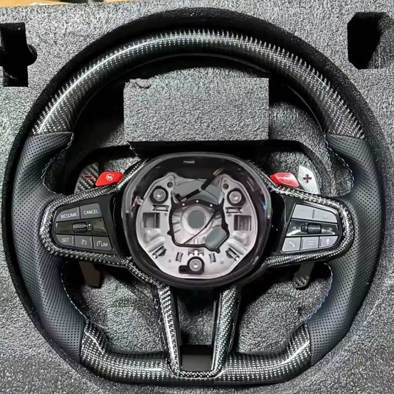 Tech Car Accessories - Volante de Carro em Fibra de