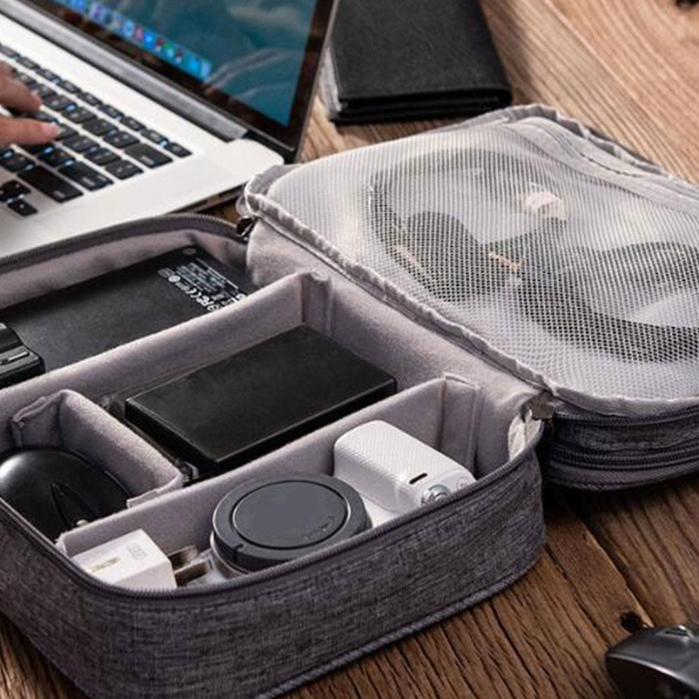 Tech Accessories Travel Organizer Pouch - Organizador de bolsas de embalagem digital,
