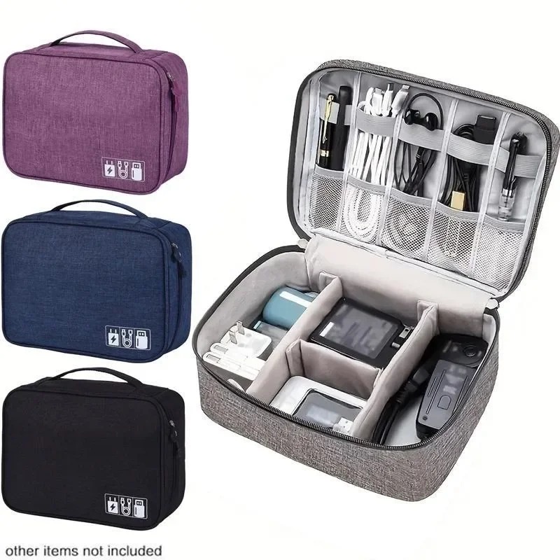 Tech Accessories Storage - Organizador de Eletrônicos para Viagem, Estojo