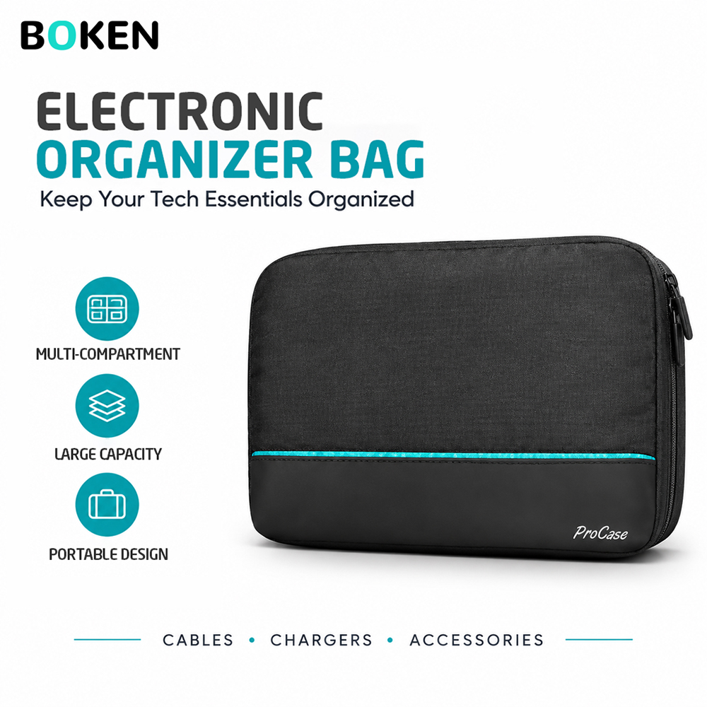 Tech Accessories Storage - Bolsa organizadora de tecnologia para viagens,