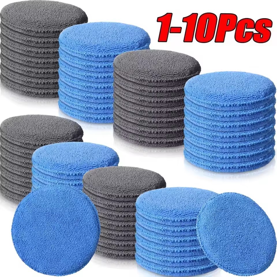 Tech Car Accessories - 10/1 Peças Luvas Aplicadoras de Cera