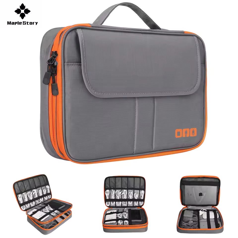 Tech Accessories Case - Bolsa Organizadora Digital de Camada Dupla