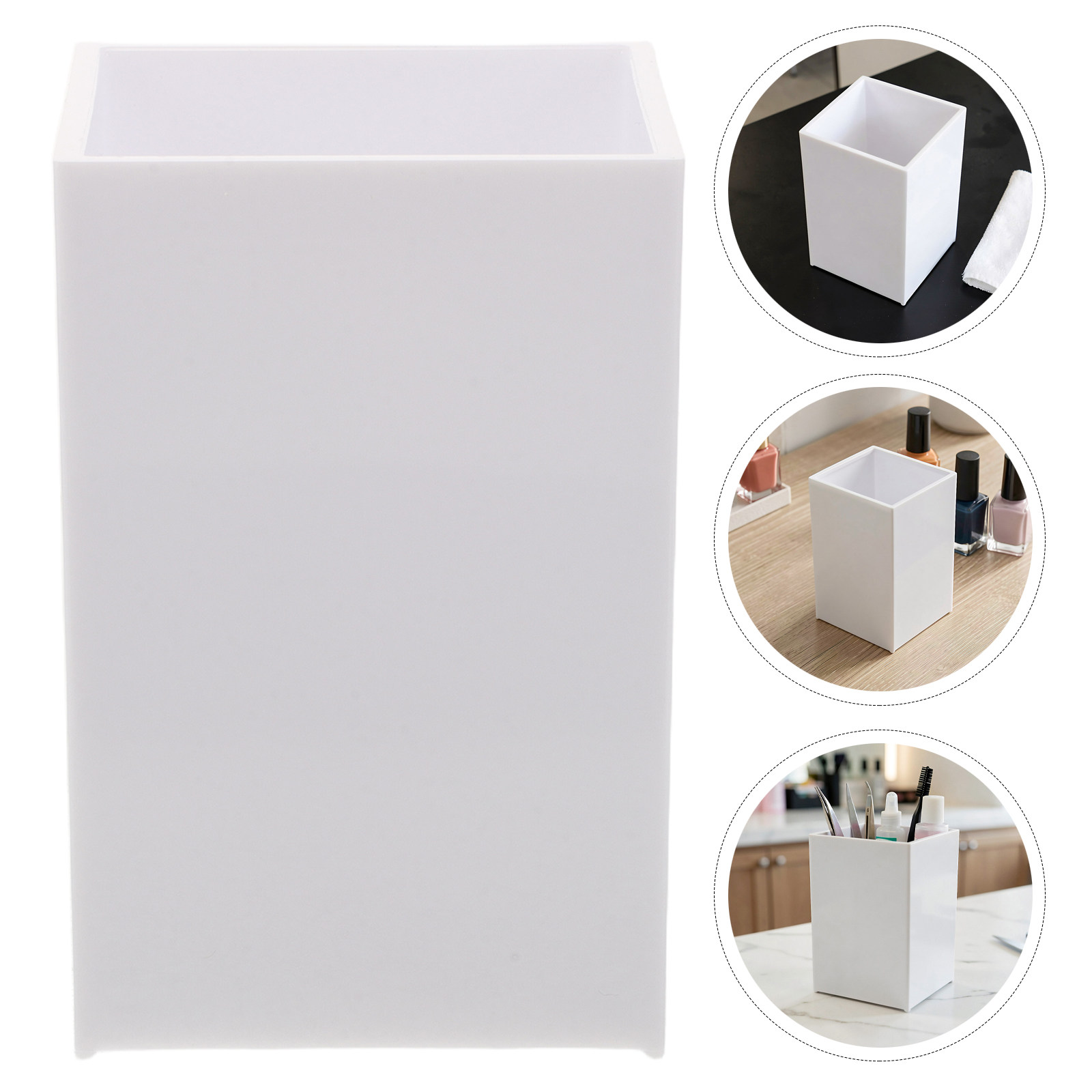 Tech Accessories Storage - Cesto Organizador Branco para Unhas, Armazenamento