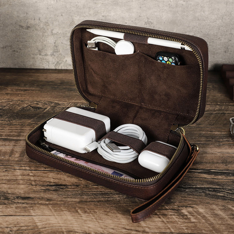 Bolsa Organizadora de Couro Ge - Tech Accessories Case avaliação e preço