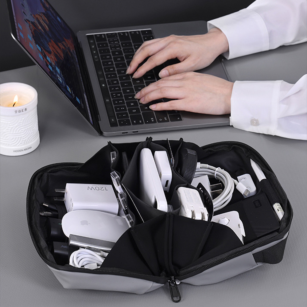 1 pçs bolsa de tecnologia de v - Tech Accessories Travel Organizer Pouch avaliação e preço