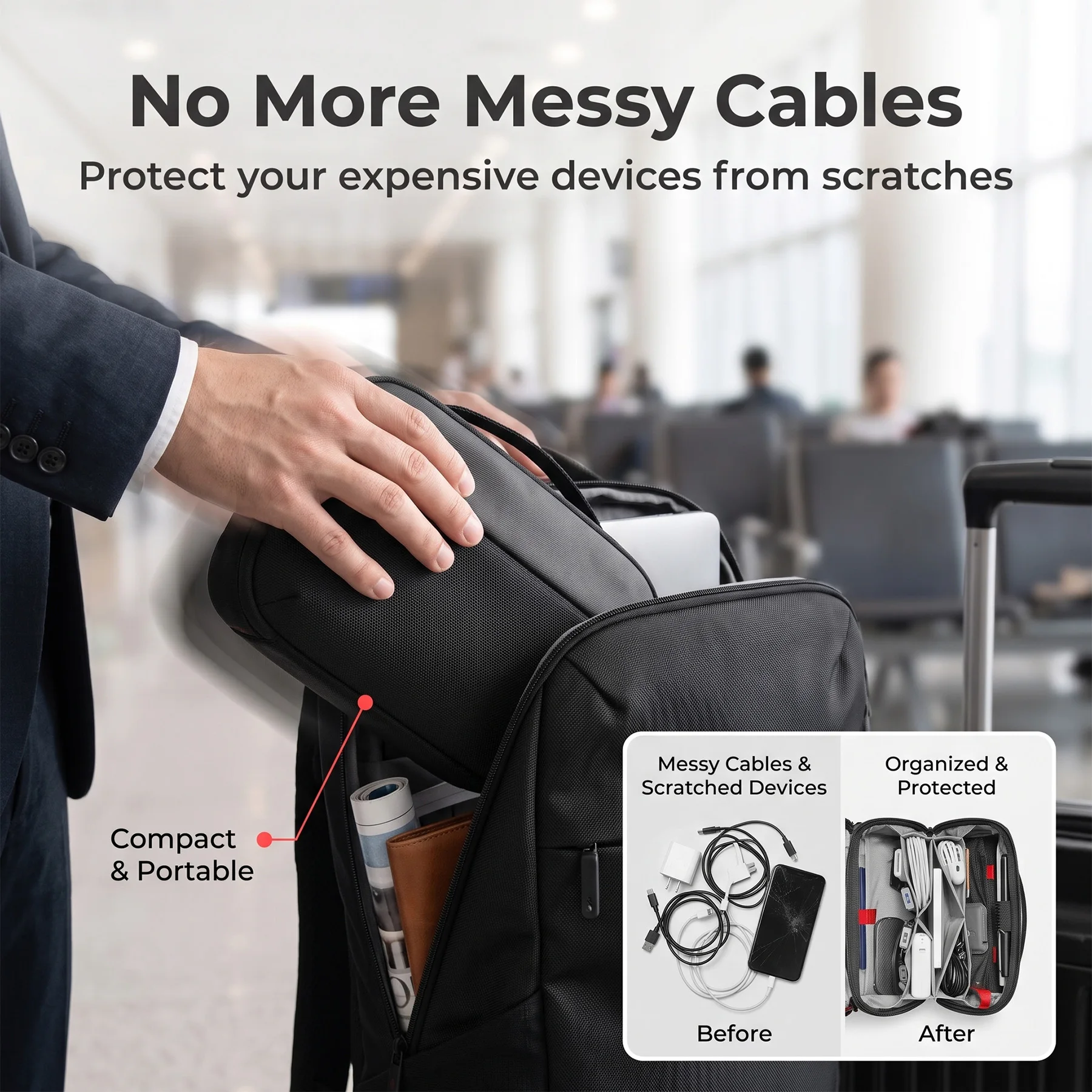 Bolsa Organizadora de Tecnolog - Tech Accessories Storage avaliação e preço