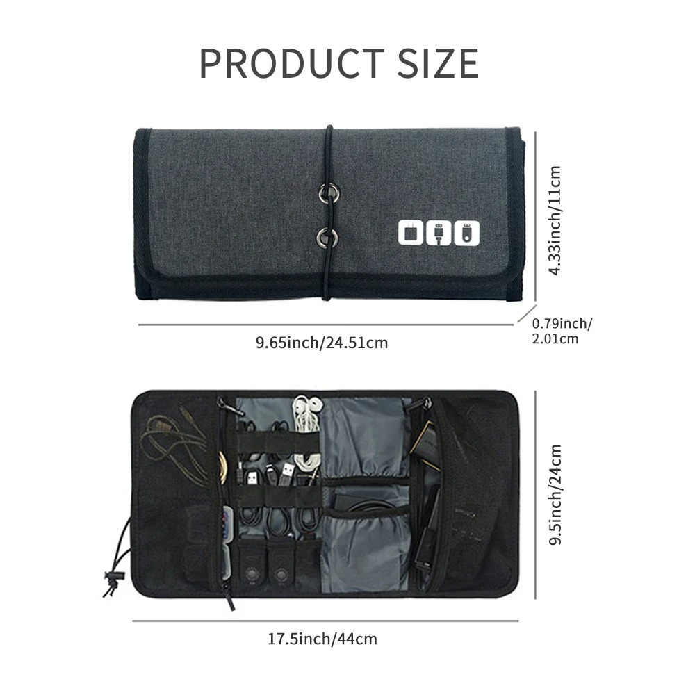 Bolsa de cabo organizadora ele - Tech Accessories Travel Organizer Pouch avaliação e preço