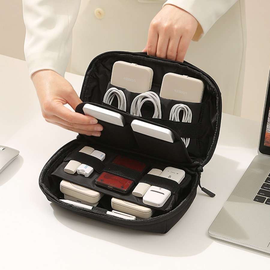 Organizador de Cabos Portátil  - Tech Accessories Travel Organizer Pouch avaliação e preço