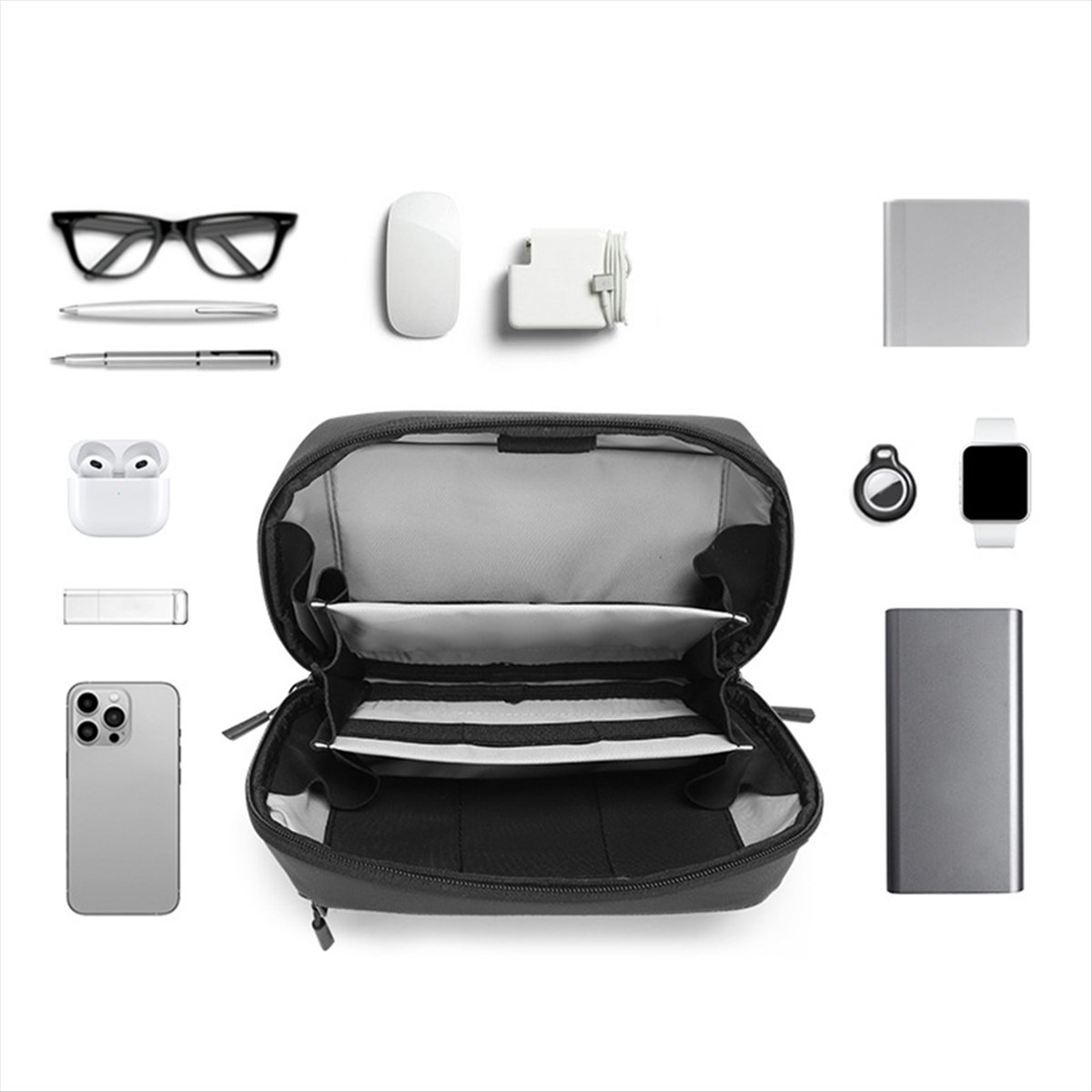 ☶ ❈ ＊ ♥ AC1578 - Bolsa Técnica - Tech Accessories Storage avaliação e preço